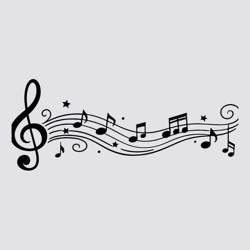 Musical Notes Melody Clefs