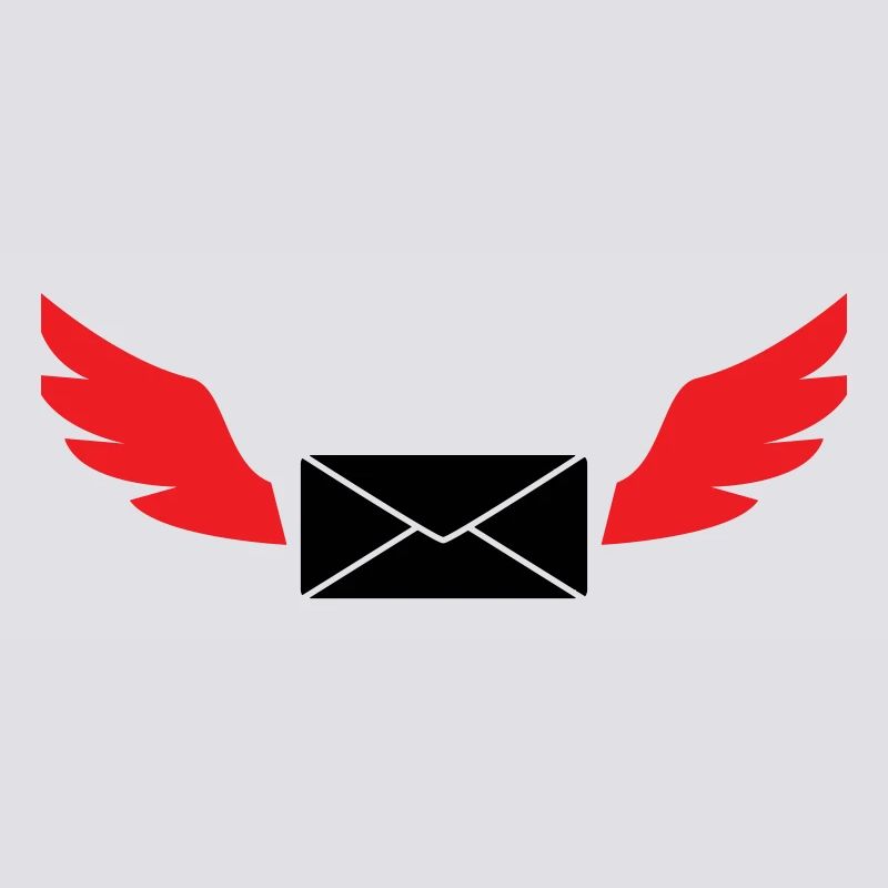 Express Mail Envelope Winged Post