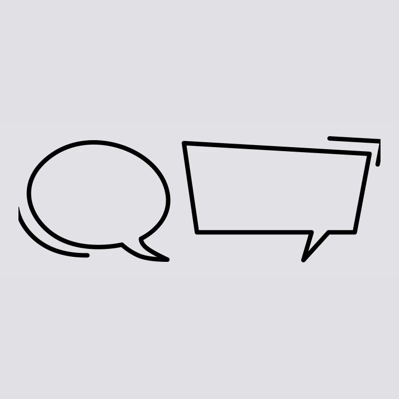 Comic speech bubbles