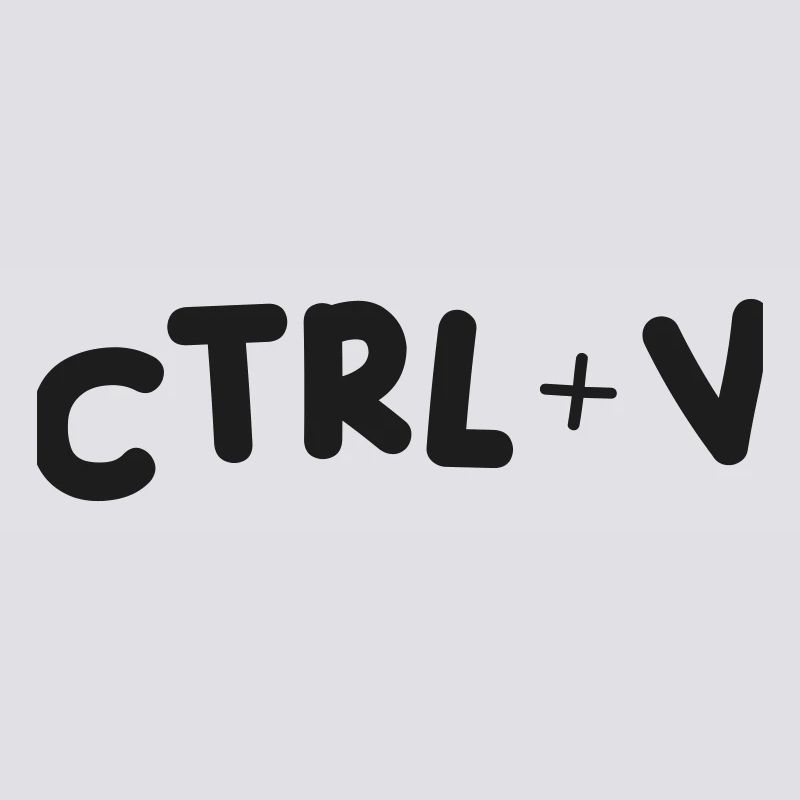 CTRL+V Paste -Gift for IT and Twins