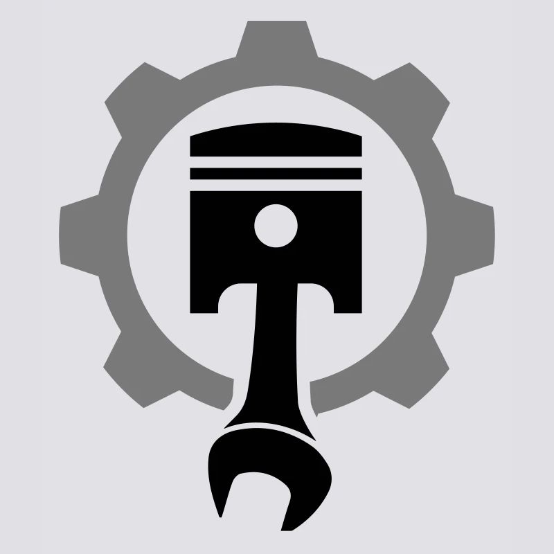 Engine, piston, gear