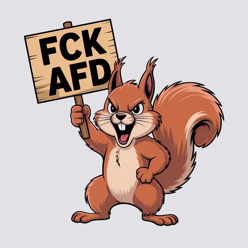 FCK AFD - Antifa Eichhörnchen Tee