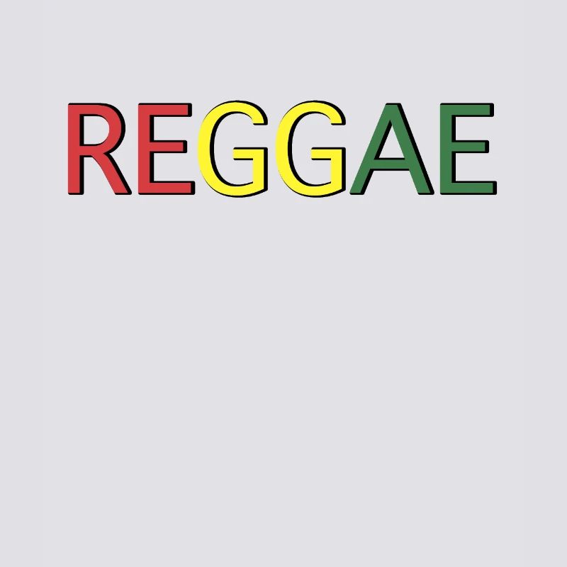 Reggae Color Code Lettering