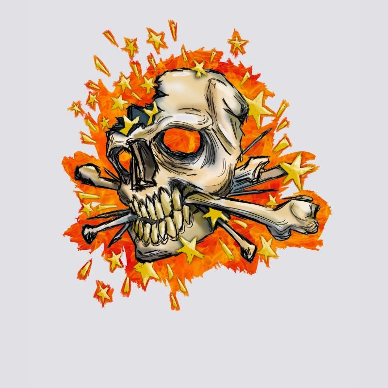 exploding skull