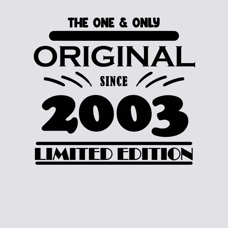 2003 - Année de construction 2003 - Né en 2003
