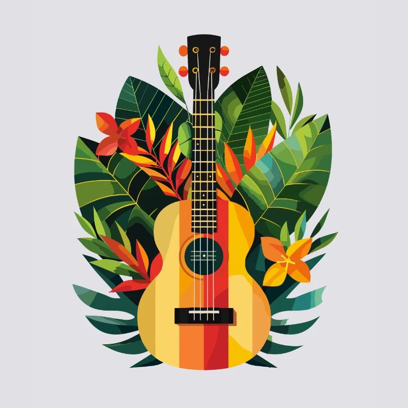 Ukulele Comic Look