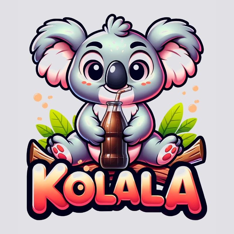 Kolala - Jeu de mots Koala mignon avec