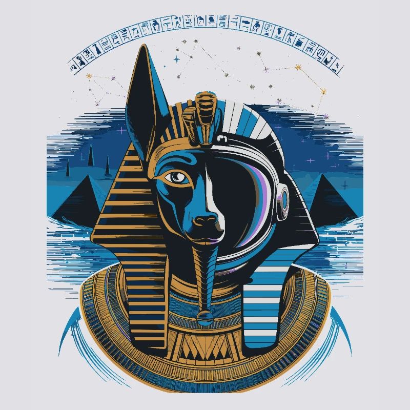 Conception hybride Anubis céleste