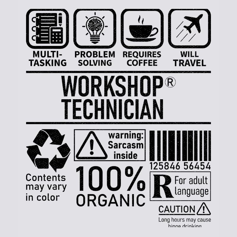 Workshop Technician multi tasking problem solving