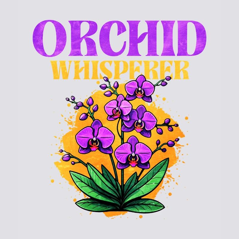 Conception de murmure d'orchidée