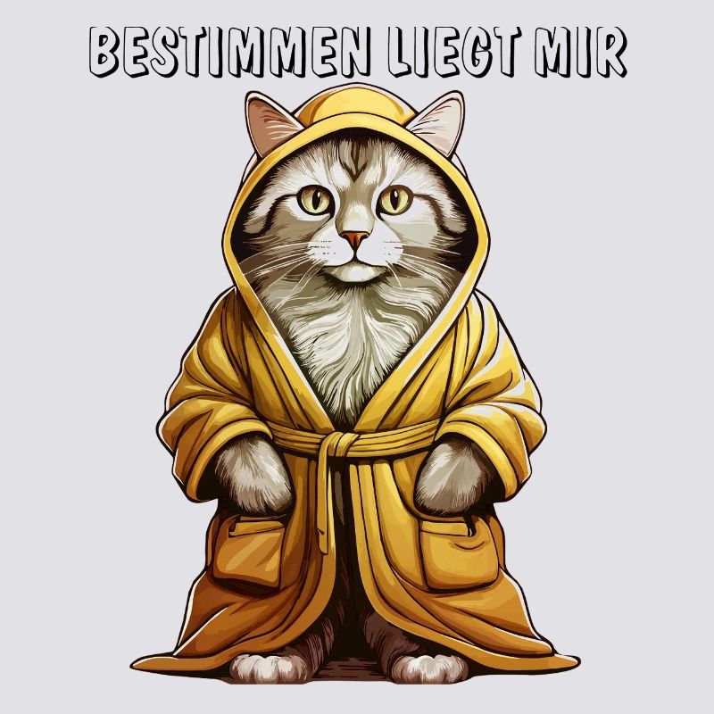 CAT BATHROBE DETERMINING IS MY KEY