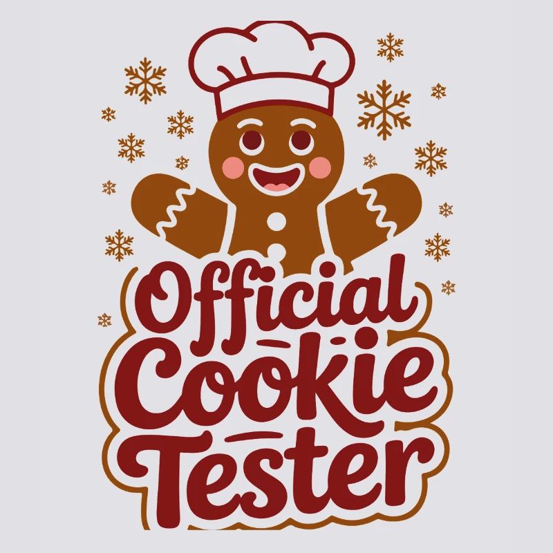 Conception de test de Noël pour les amateurs de biscuits