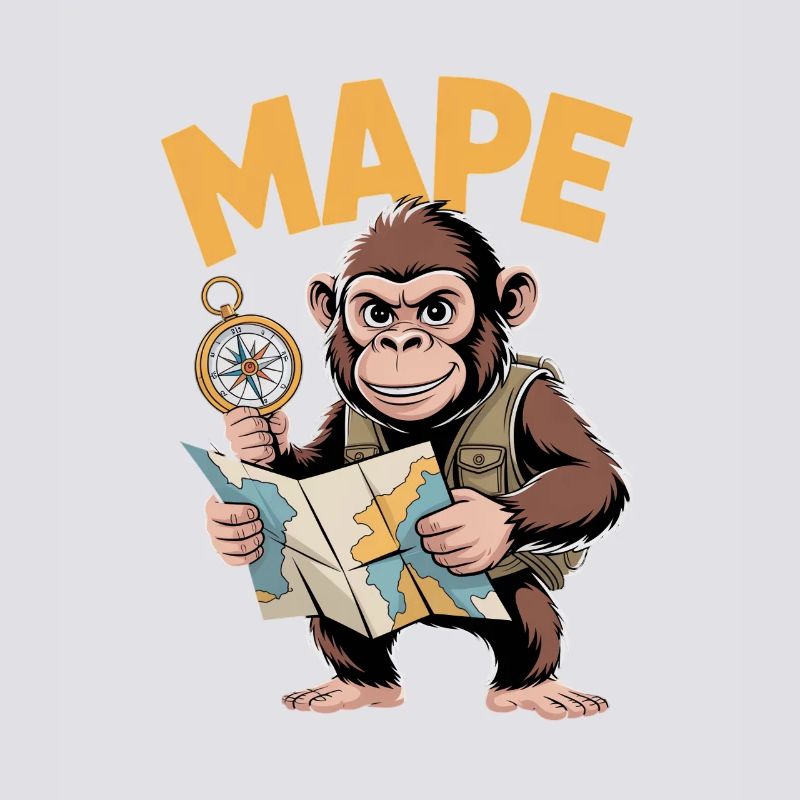 MAPE Adventure Monkey Compass Map Explorer