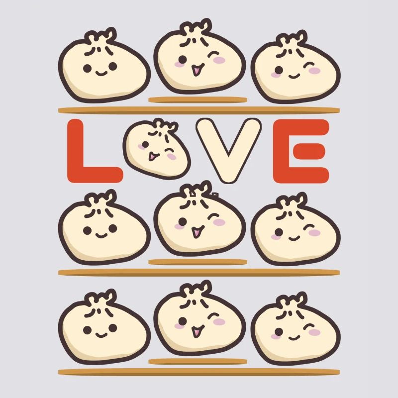 Dumpling Love Pattern