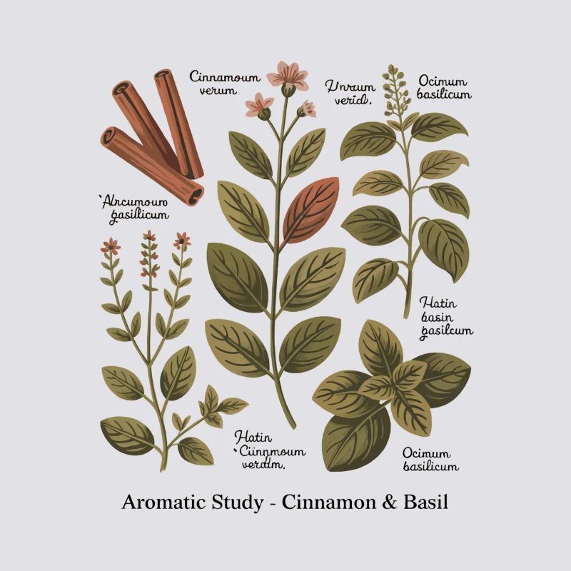 Aromatic Study – Cinnamon & Basil