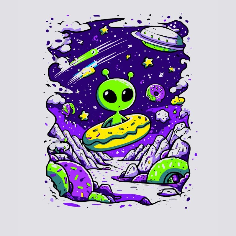 Beignet extraterrestre dans l’espace
