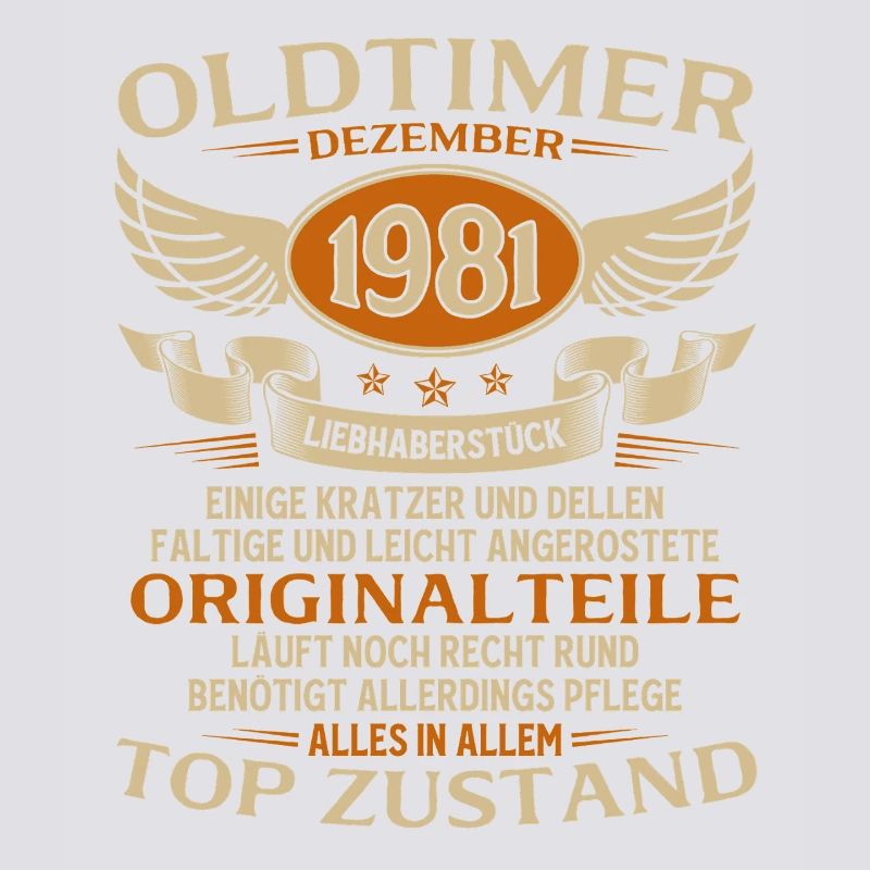 44. Geburtstag Geschenk Oldtimer Dezember 1981