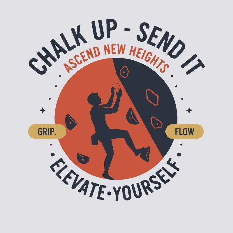 Chalk Up Send It Elevate Yourself