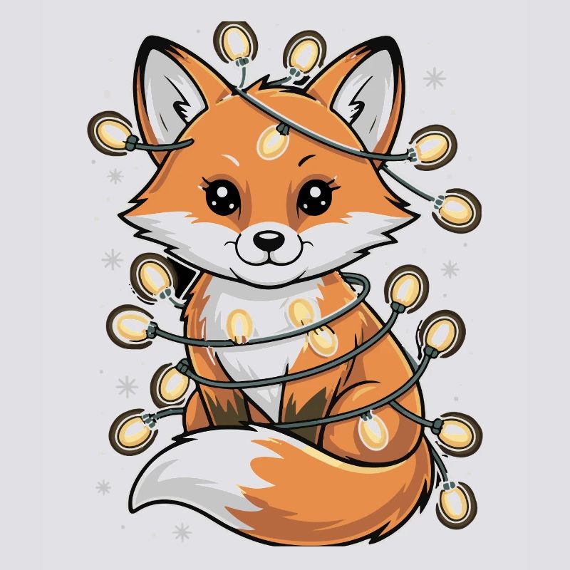 Lichterfuchs in the winter magic fox