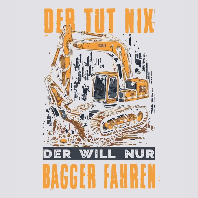 Baggerfahrer Geschenke Baggerführer Baustelle
