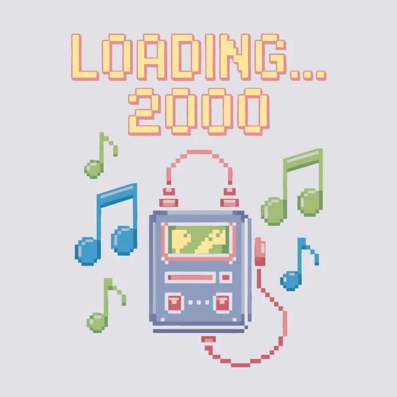 Retro Pixel Design – Loading 2000