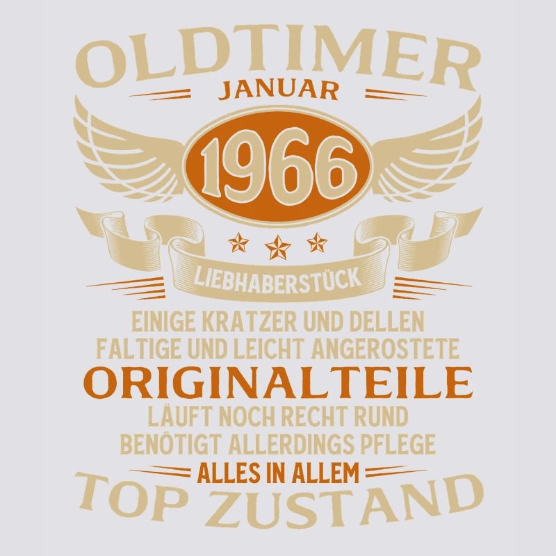 60. Geburtstag Geschenk Oldtimer Januar 1966