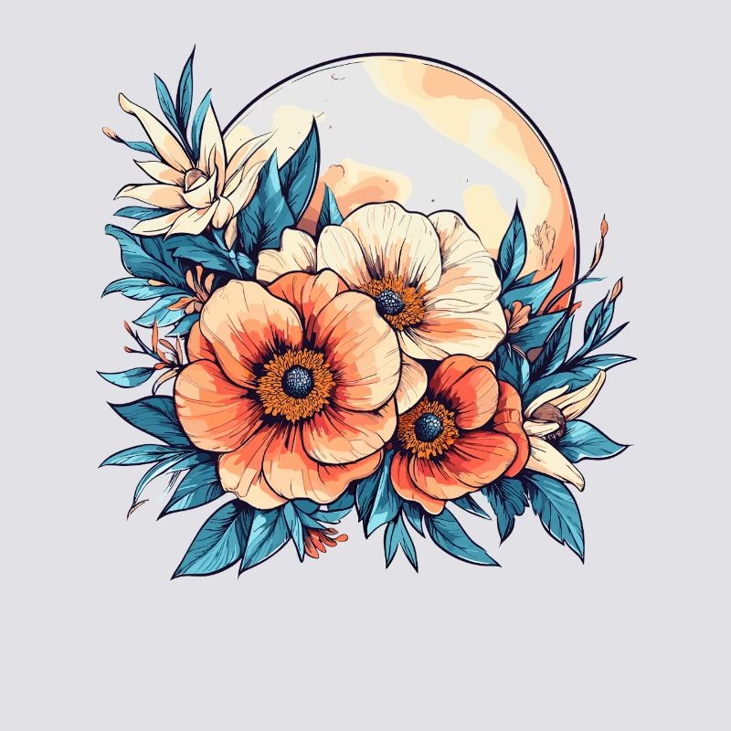 Moonlight Flower Circle