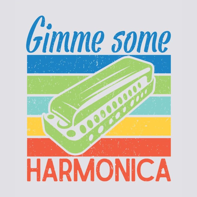 Funny Harmonica Player Gimme Some Harmonica