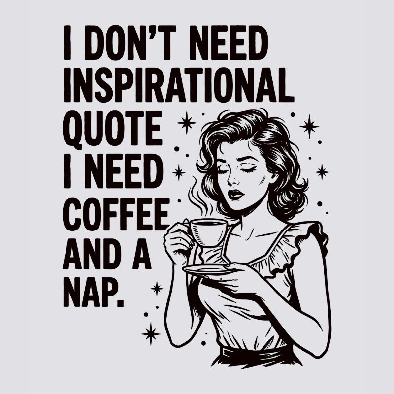 Echte Kaffeeliebe Nickerchen Statement