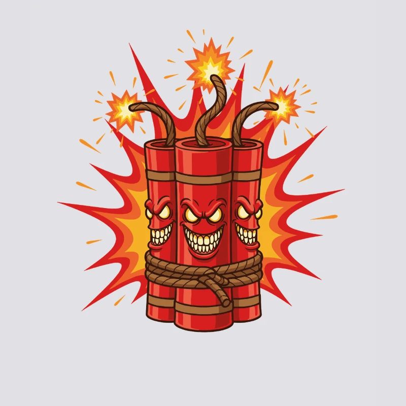 Exploding Dynamite Art