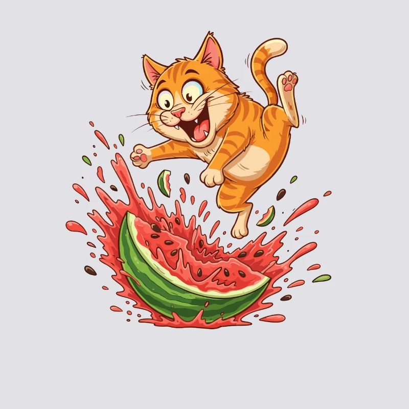 Fritzers de pastèque d’été Chats