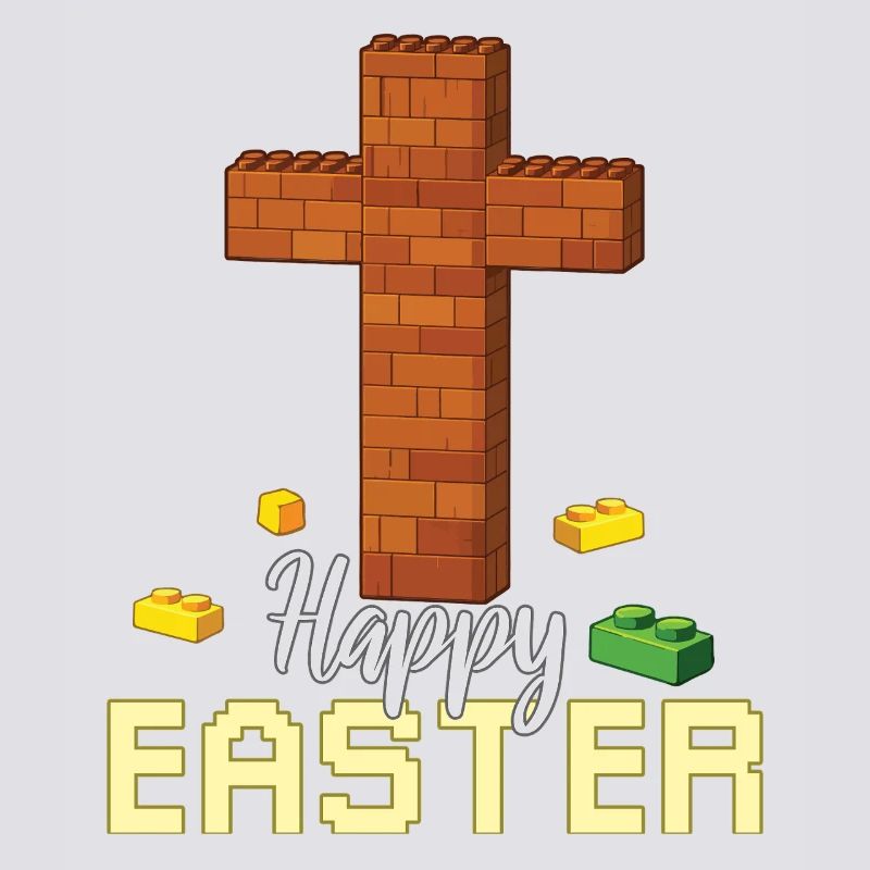 Master Builder Brick Builder Cross Happy Easter