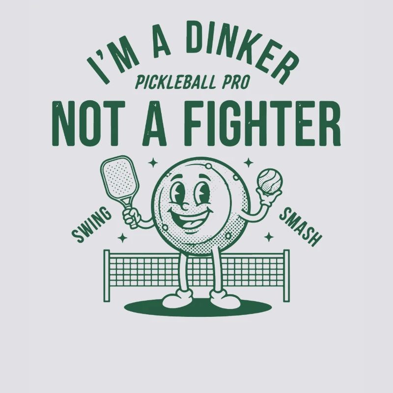 Pickleball, je suis un Dinker, pas un pro de boxe, drôle.