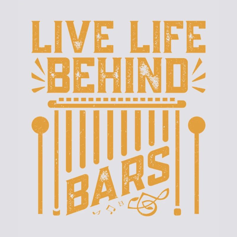 Marimbist Leben hinter Gittern Percussion Pit