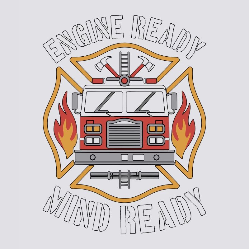 Fire Engineer Engine Ready Mind Ready Firefighting