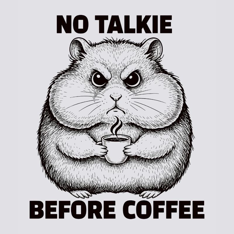 Pas de conversation devant un hamster amateur de café