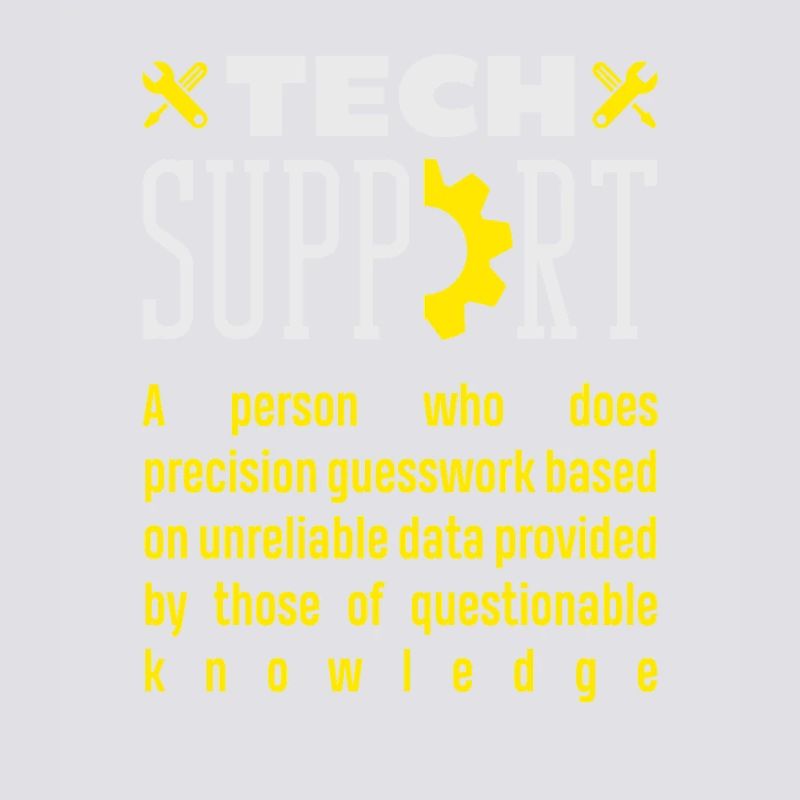 Tech Support Definition Precision Guesswork