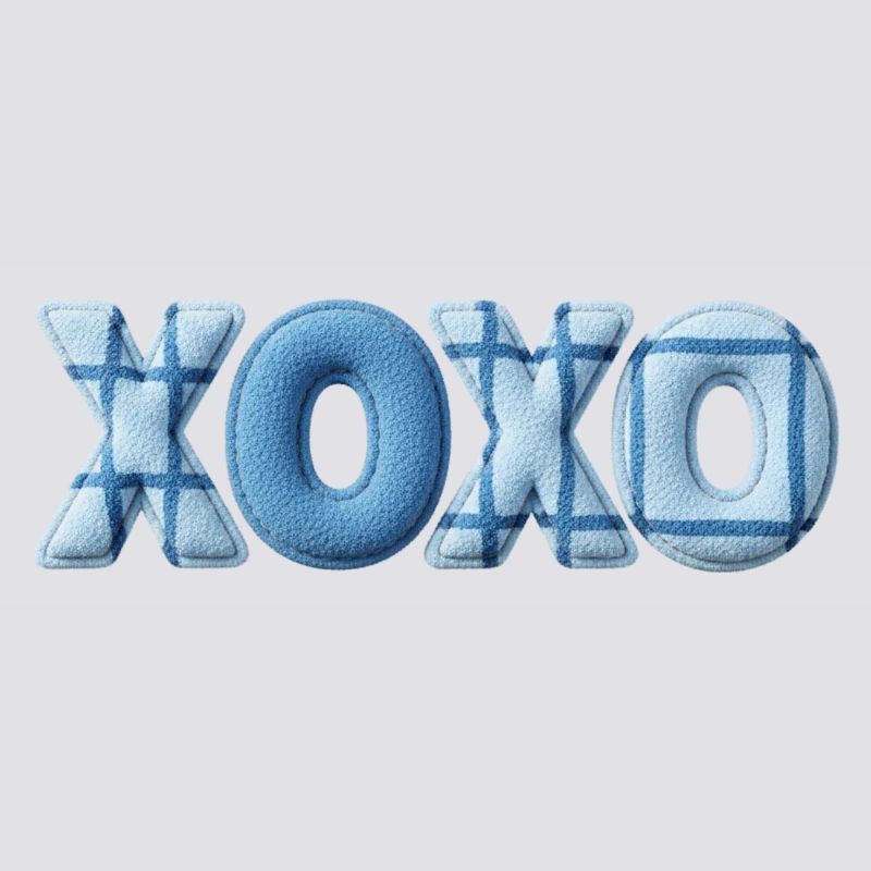XOXO Patchwork Look mit Stoff Optik