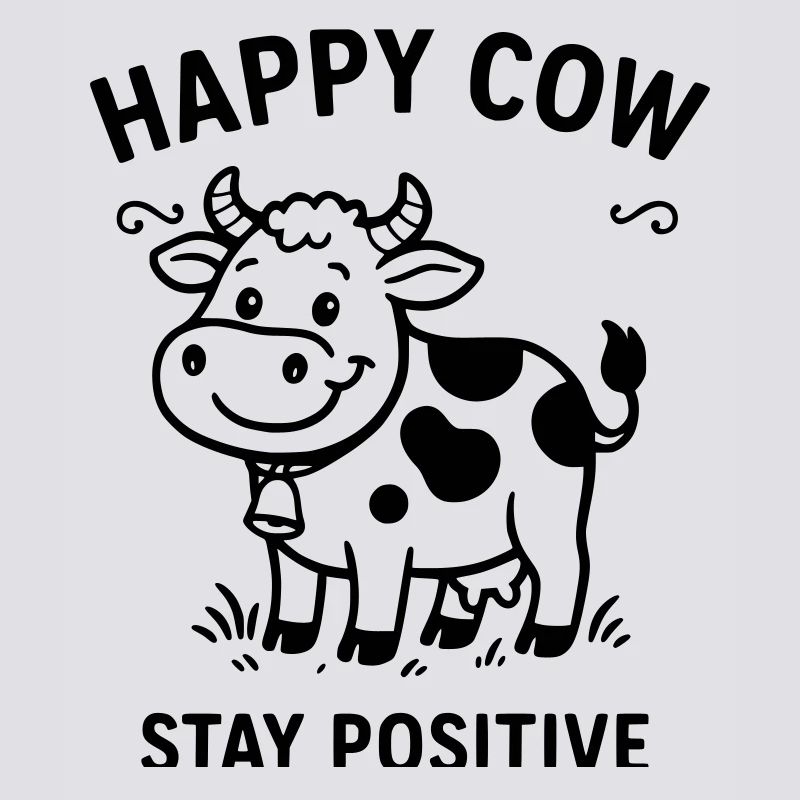 Vache heureuse