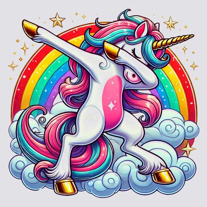 Dabbing Einhorn Dab Unicorn Mädchen Einhörner