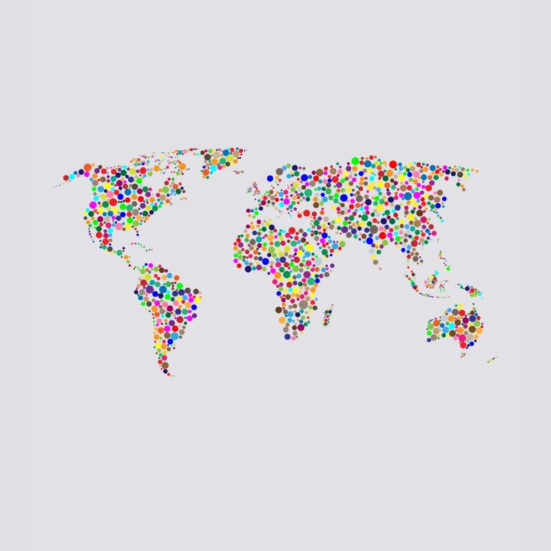 EARTH DOT: Points planisphere