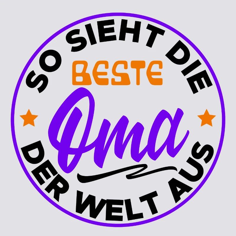 Beste Oma Cool Statement Großmutter Alte Frau