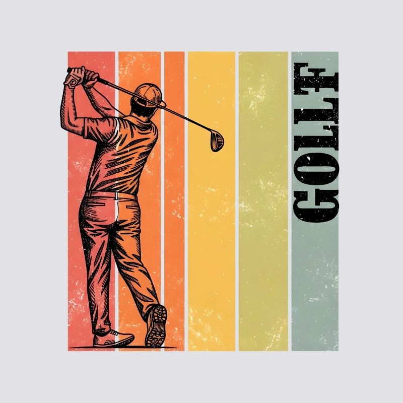 1Man Humor Golf Funny Idea Golfer Golf Pattern