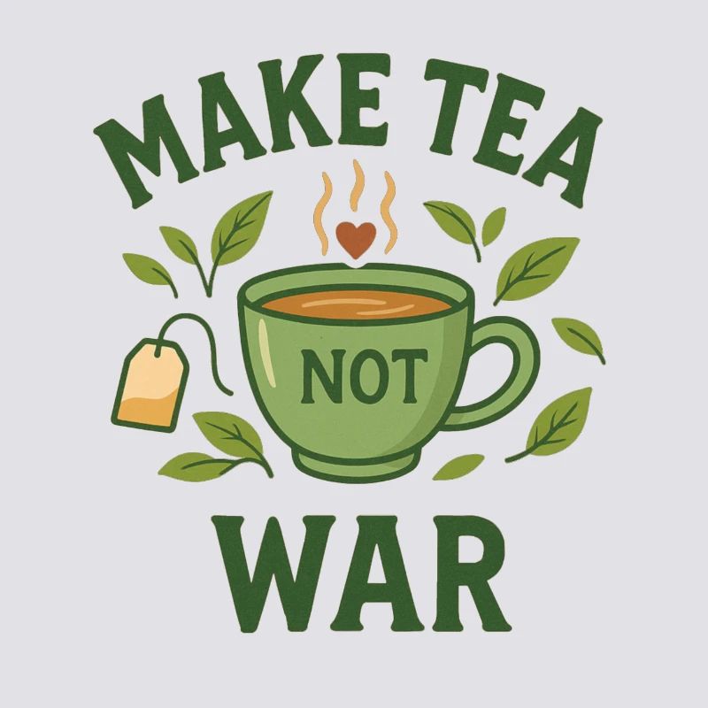 Make Tea Not War – It's Tea - Time