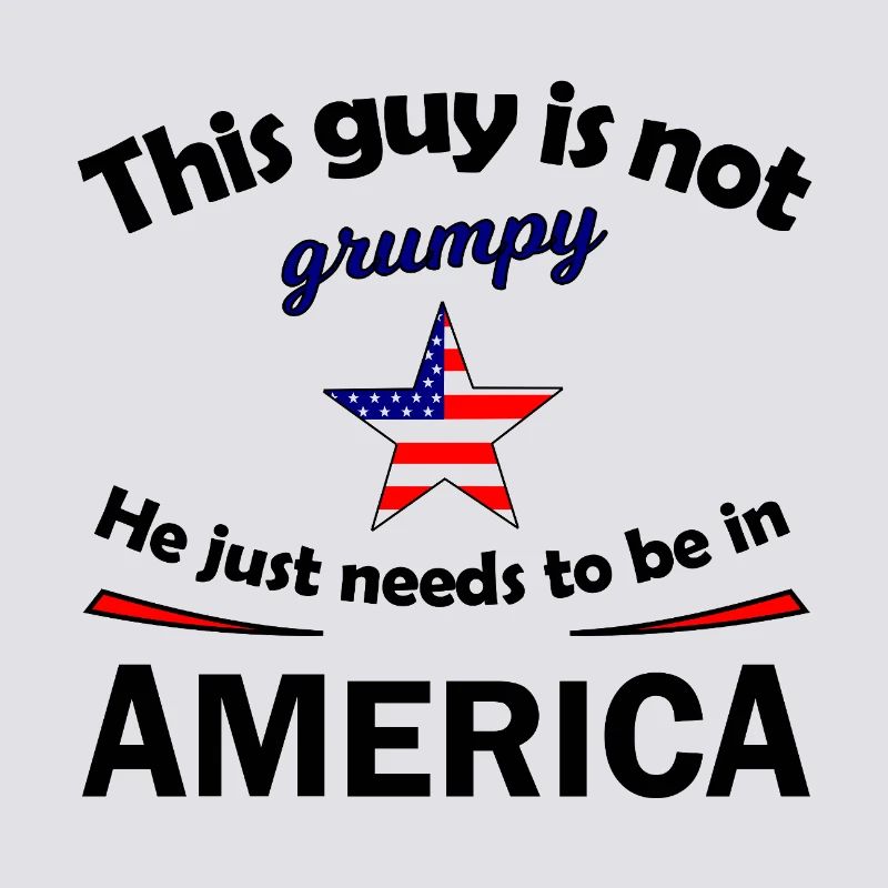 Grumpy Star avec étoile du drapeau américain