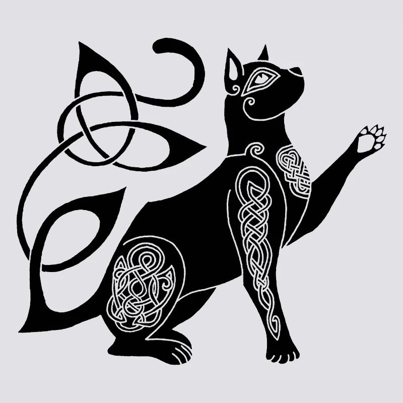 Chat noir celte