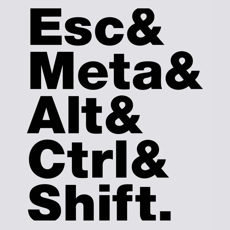 Esc & Meta & Alt & Ctrl & Shift