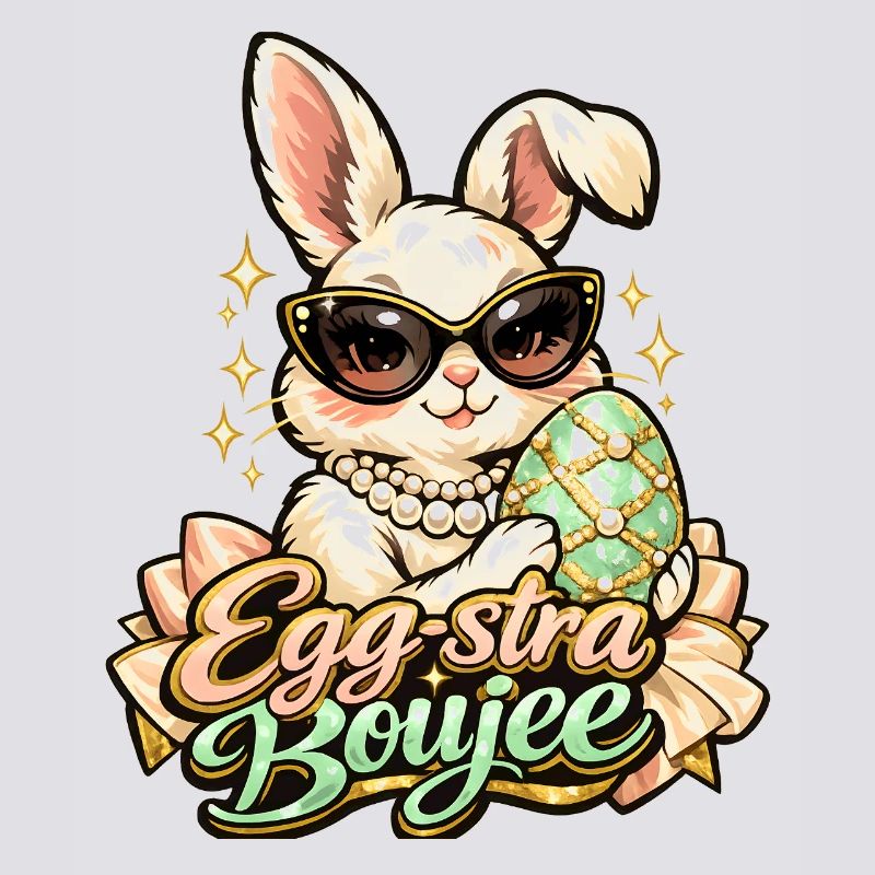 Egg-stra Boujee Easter Bunny Easter