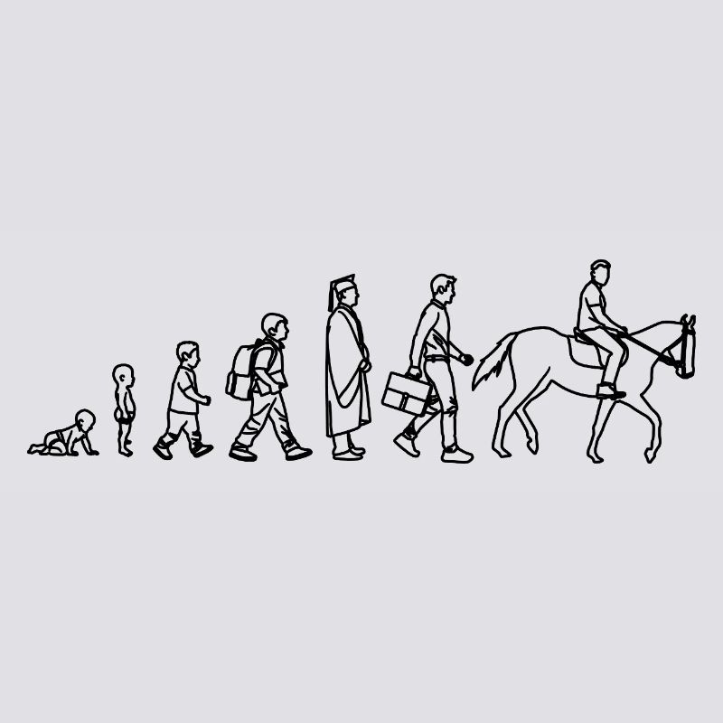 Évolution de l’enfant au cavalier