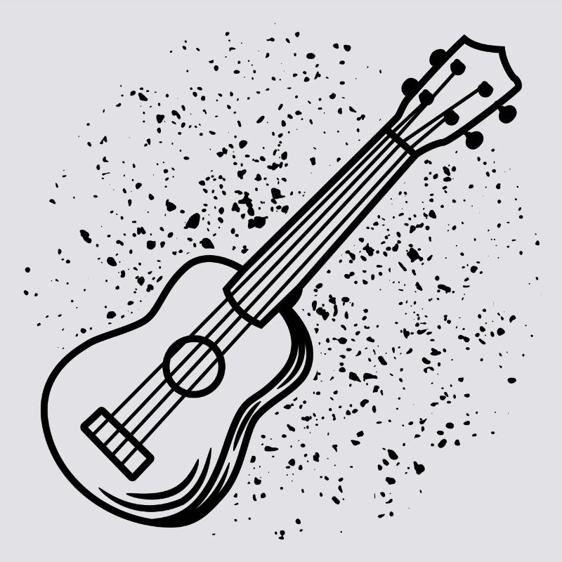 Dessin de ukulélé